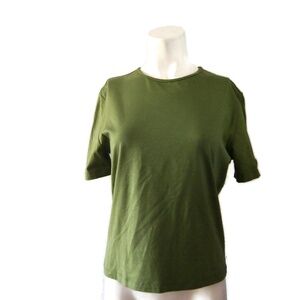 St. John Sport By Marie Gray T-Shirt Tee Women's Size P Small Made in USA
